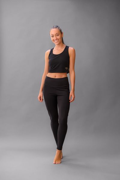 Leggings Yoga and Run - schwarz Gr. L